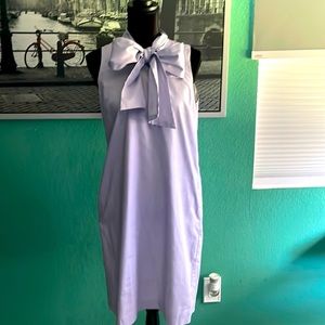 gently used sleeveless bow midi dress